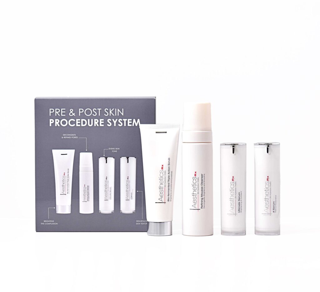 Aesthetics Rx Pre & Post Procedure Skin System Kit