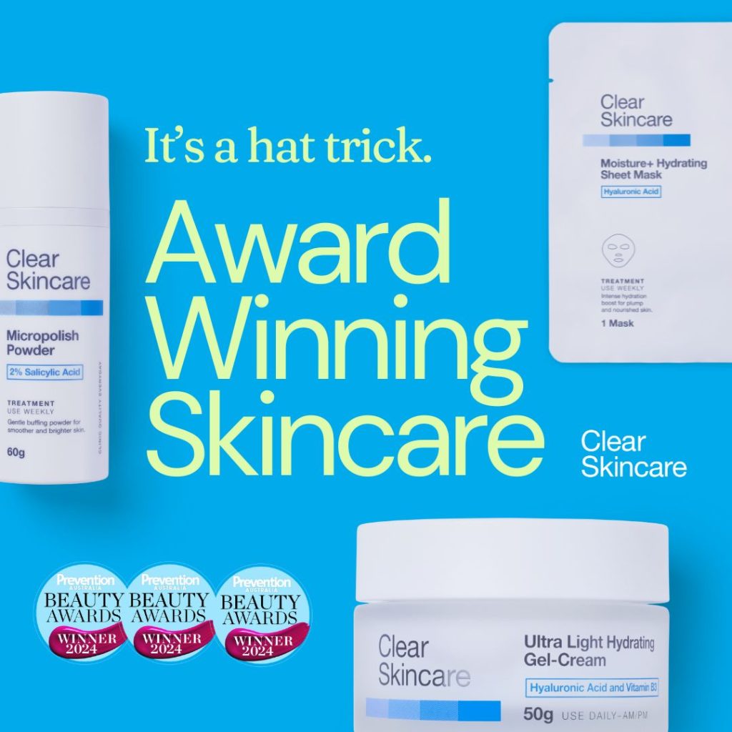 award winning skincare